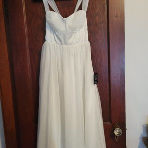 Lulu's Elegant White Dress
